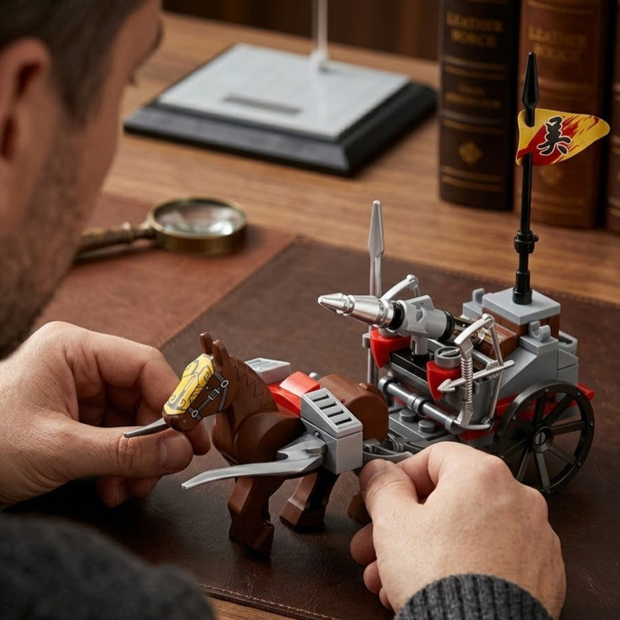 Ancient War Chariot Building Brick Set