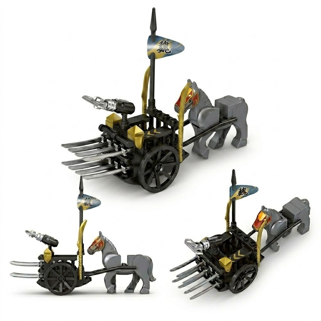 Siege Ready Ancient War Chariot Building Brick Set