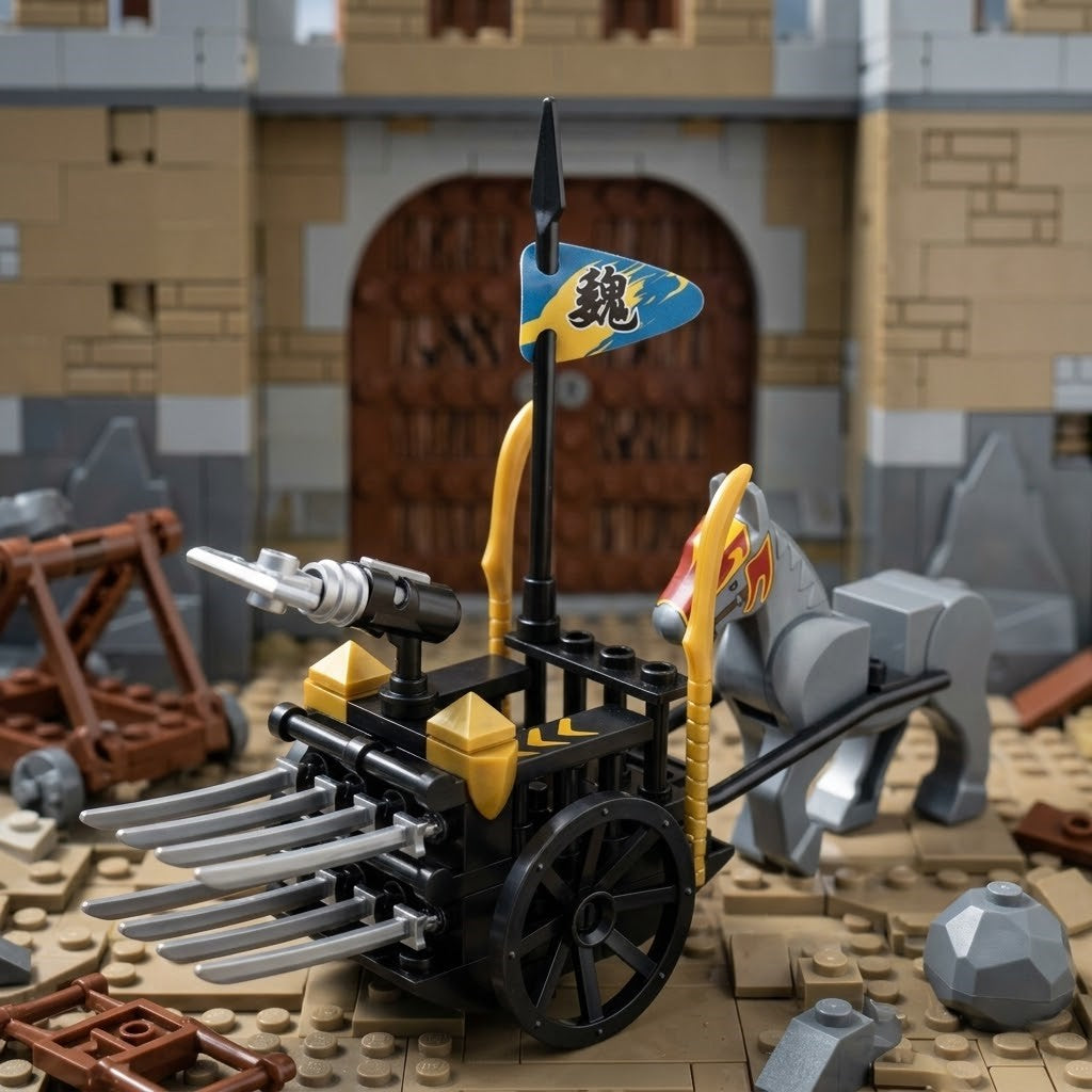 Siege Ready Ancient War Chariot Building Brick Set