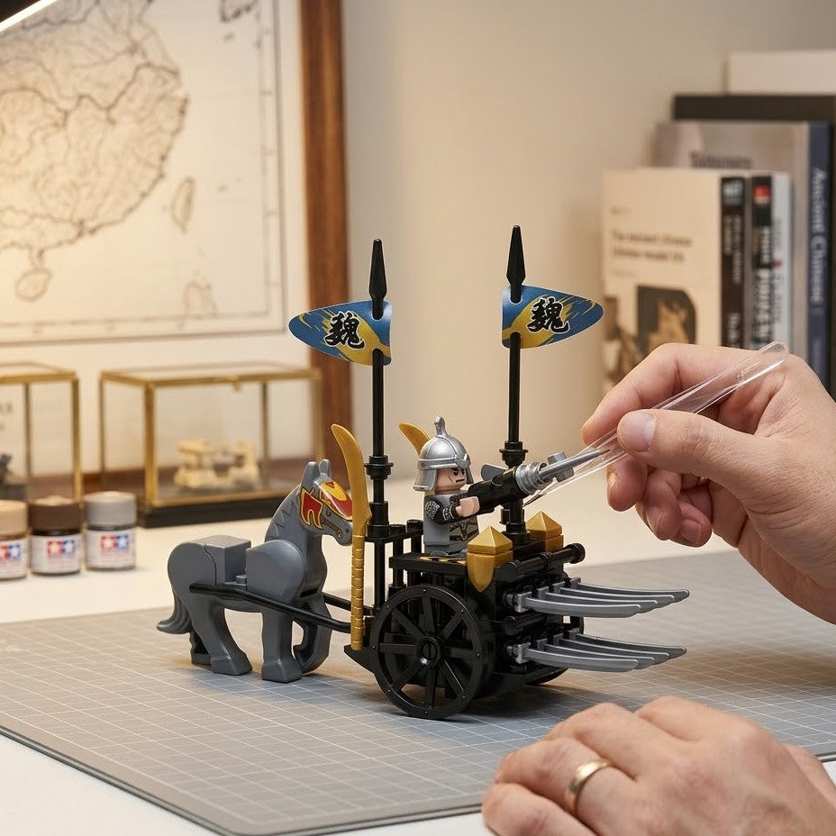 Siege Ready Ancient War Chariot Building Brick Set
