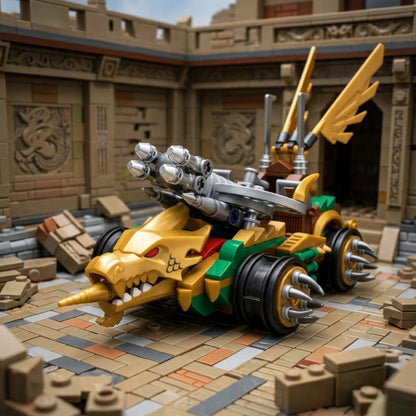 Dragon's Force Heavy Siege Vehicle Building Brick Set