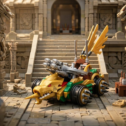 Dragon's Force Heavy Siege Vehicle Building Brick Set