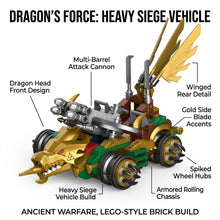Dragon's Force Heavy Siege Vehicle Building Brick Set
