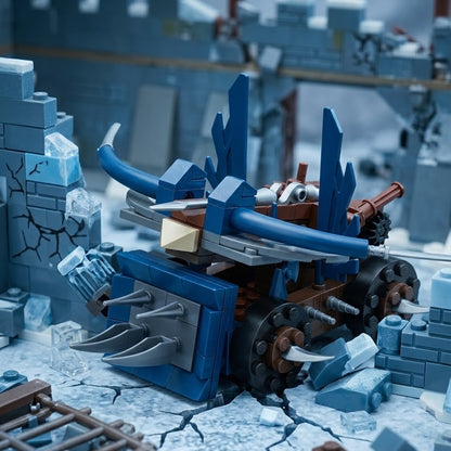 Premium Ancient Siege Chariot Building Brick Set