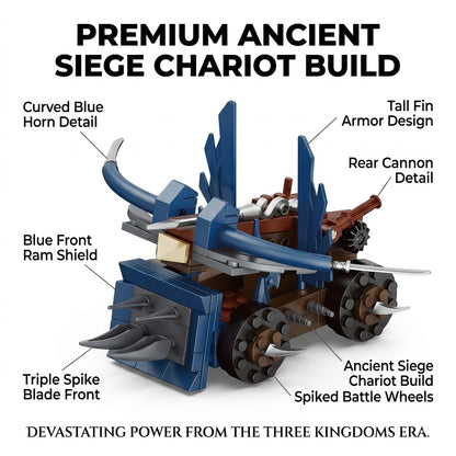 Premium Ancient Siege Chariot Building Brick Set