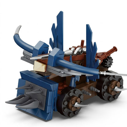 Premium Ancient Siege Chariot Building Brick Set