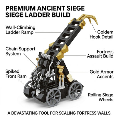 Premium Ancient Siege Ladder Building Brick Set
