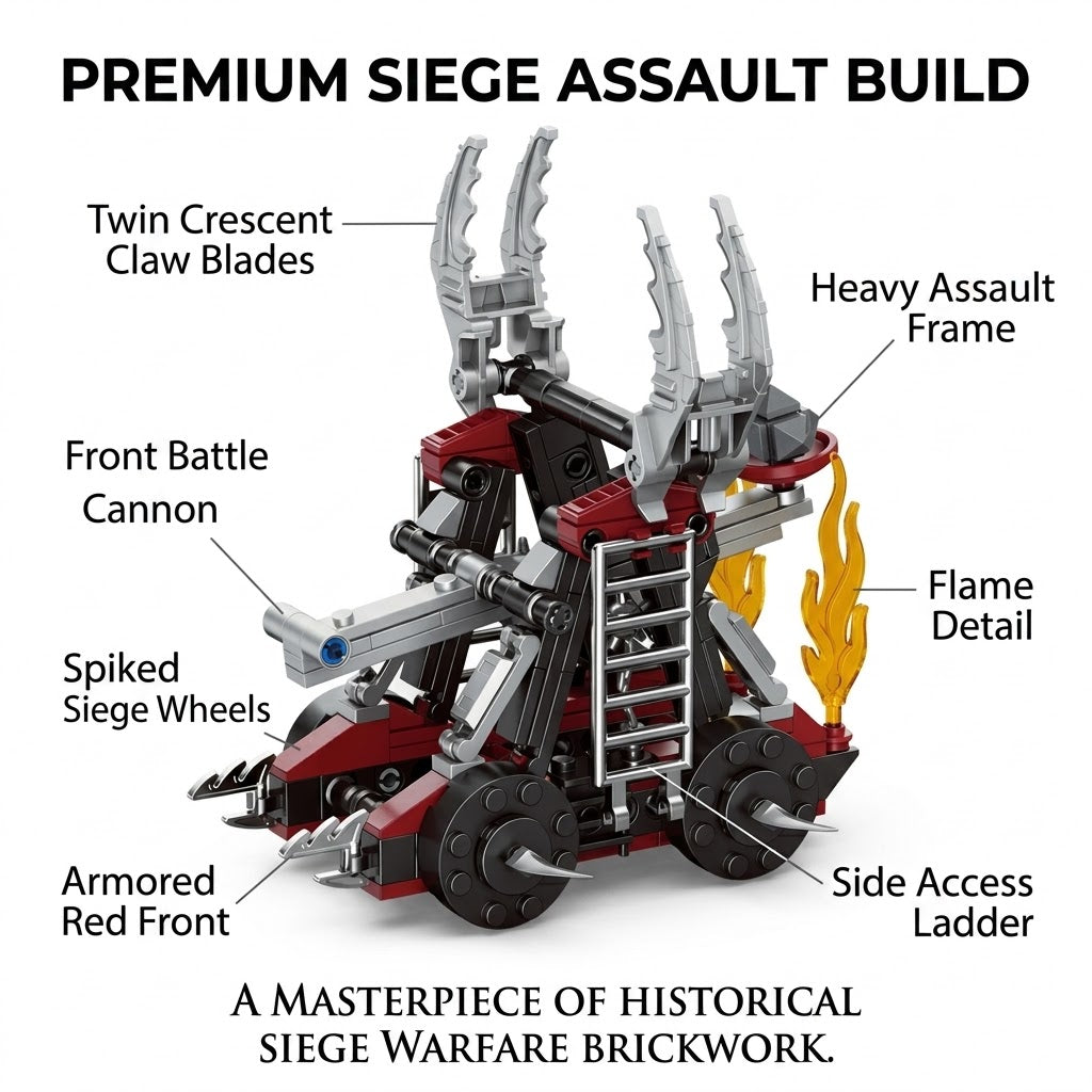 Premium Siege Assault Building Brick Set