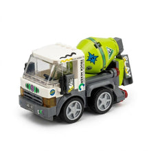 Lime Green Cement Mixer Truck Building Brick Model