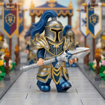 Stormwind City Guard Elite Royal Knight Collectible Minifigure
