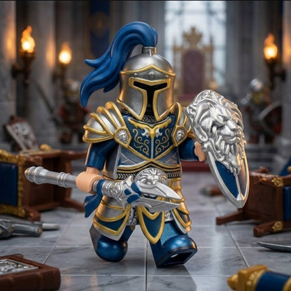 Stormwind City Guard Elite Royal Knight Collectible Minifigure