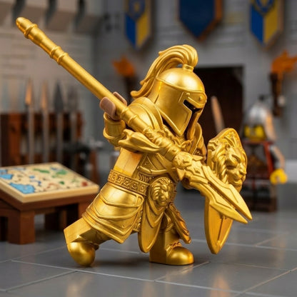 Stormwind City Guard Elite Gold Knight Collectible Minifigure