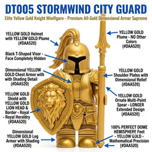 Stormwind City Guard Elite Yellow Gold Knight Collectible Minifigure