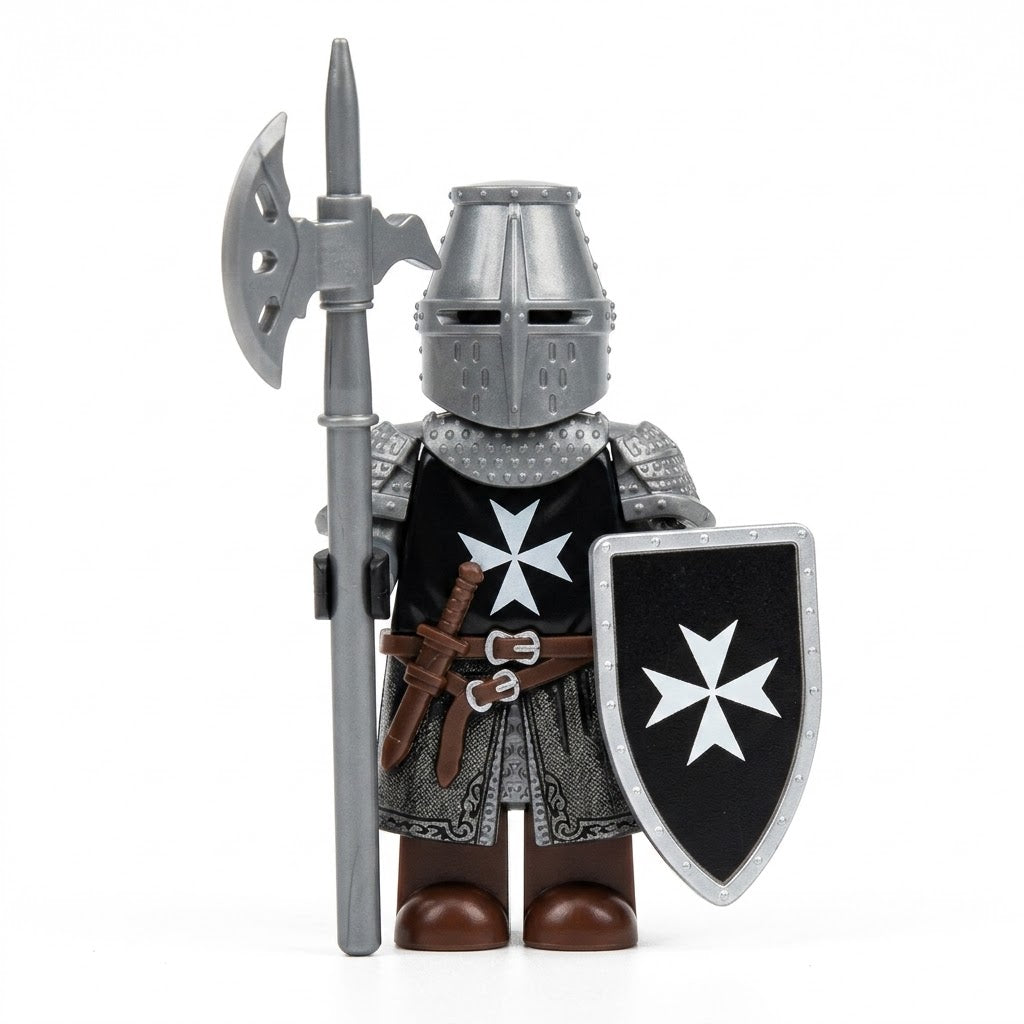 Black Hospitaller Knight Collectible Minifigure
