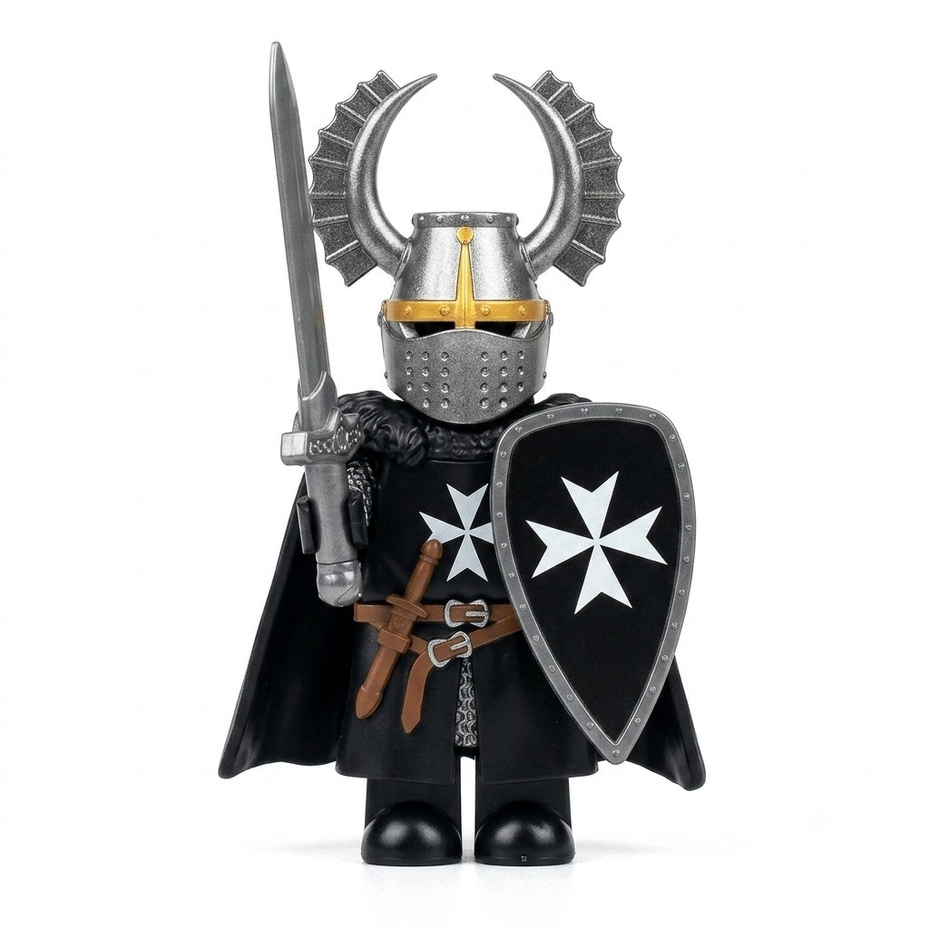 Black Winged Hospitaller Commander Collectible Minifigure