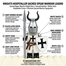 White Horned Teutonic Knight Collectible Minifigure