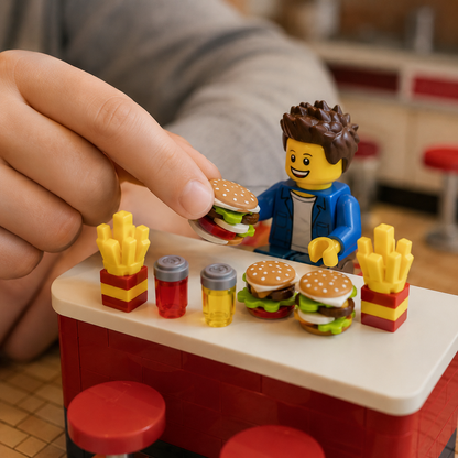 Mini Fast Food Accessory Minifigure