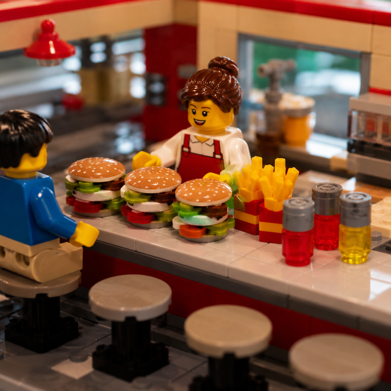 Mini Fast Food Accessory Minifigure