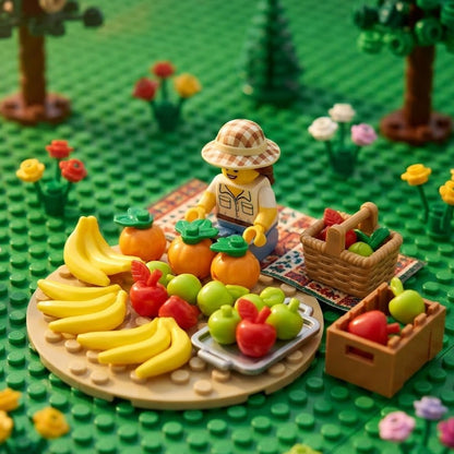 Mixed Mini Fruit Accessory Minifigure