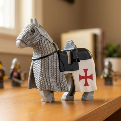 Gray Knights Templar Warhorse Minifigure Accessory