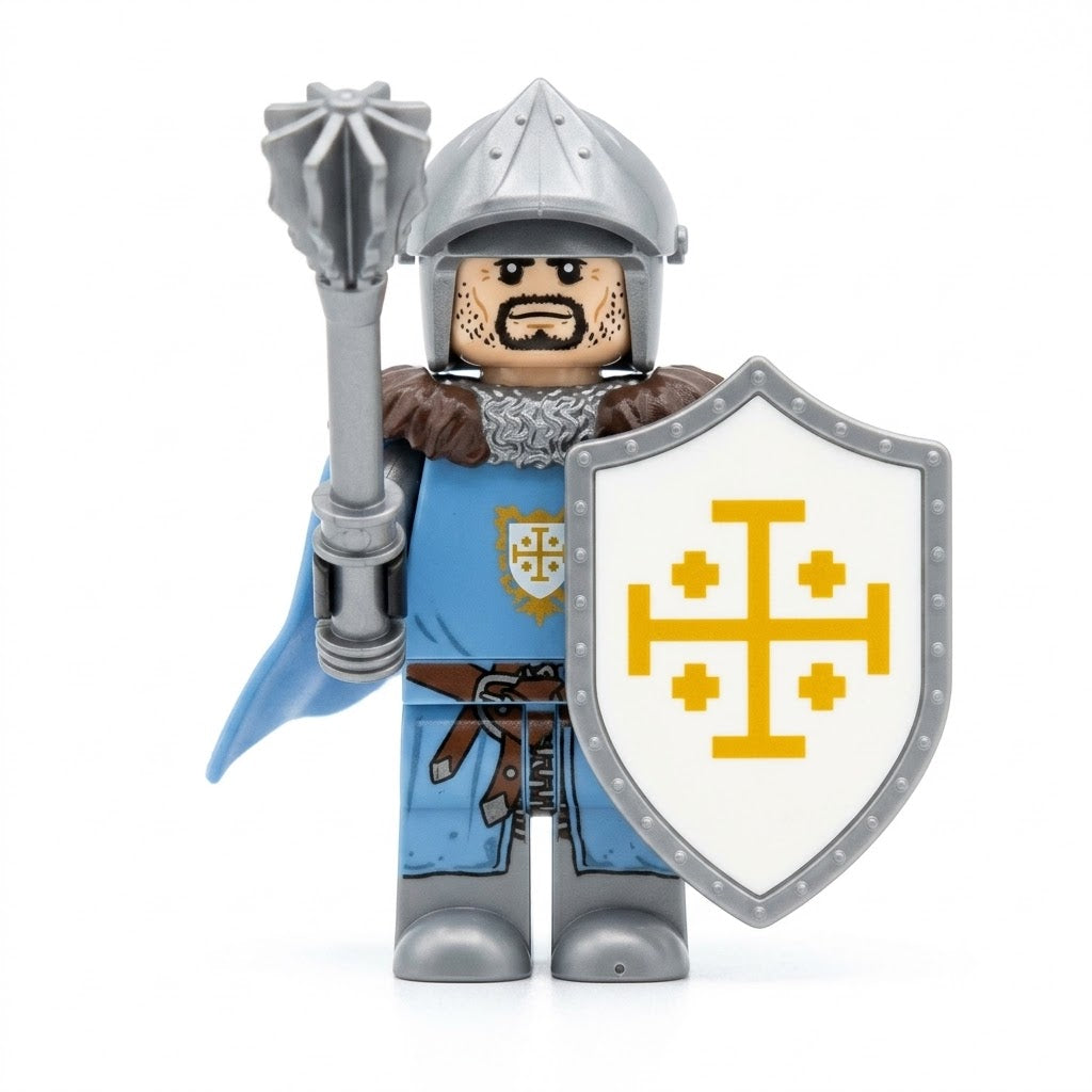 GH0254 Blue Jerusalem Mace Knight collectible minifigure