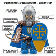 Blue Jerusalem Crusader Crossbowman Collectible Minifigure