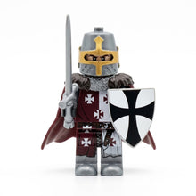 Dark Red Teutonic Knight Commander Collectible Minifigure