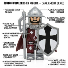 Dark Red Teutonic Halberdier Collectible Minifigure