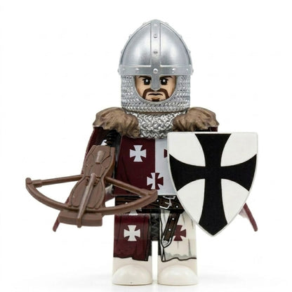 Dark Red Teutonic Crossbowman Collectible Minifigure