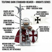 Dark Red Teutonic Standard Bearer Collectible Minifigure