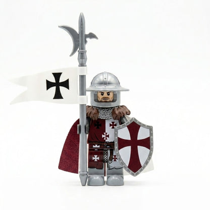 GH0260 Dark Red Teutonic Standard Bearer collectible minifigure