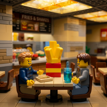 Mini French Fries in Box Accessory Minifigure