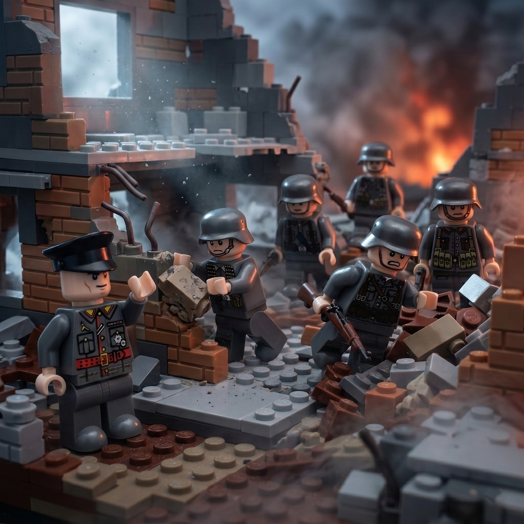 WW2 German Wehrmacht Set — 8 Soldiers