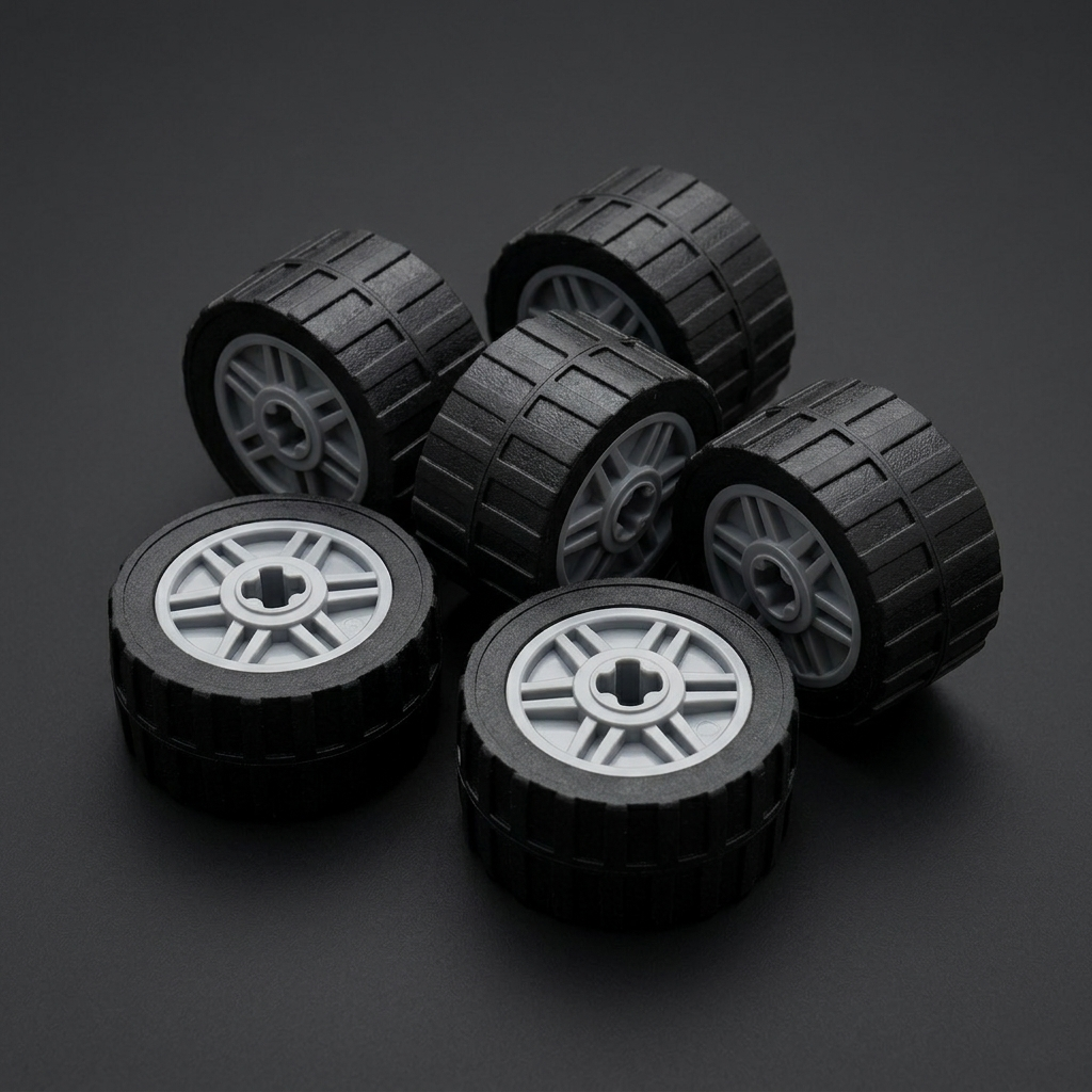 Minifigure Wheels 24x14mm