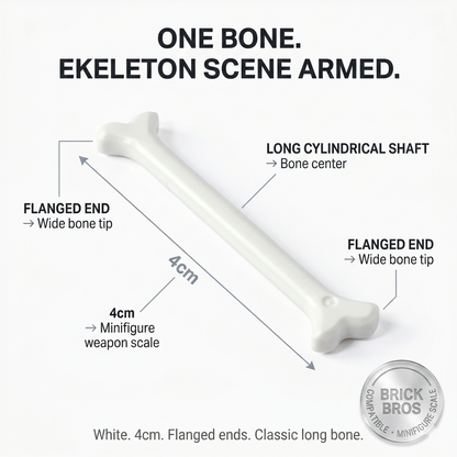 White Bone Accessory Minifigure