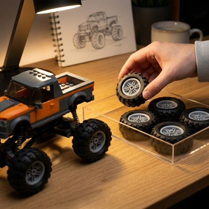 56×26mm Minifigure-Scale Wheel Assembly