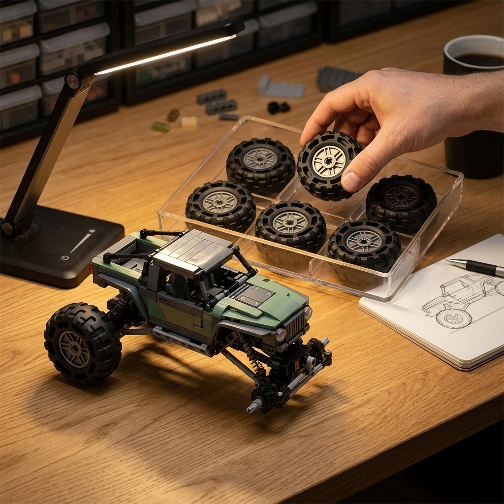 37x18mm Minifigure Wheels
