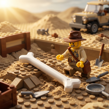 White Bone Accessory Minifigure