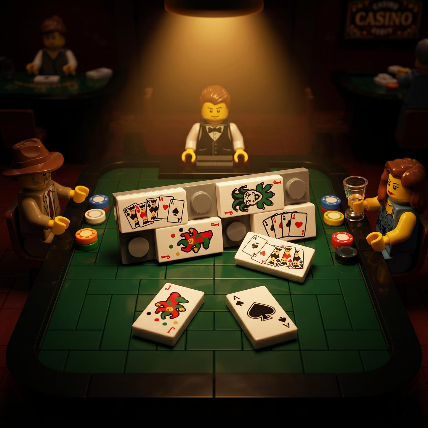 Printed Playing Card Tile Accessory Minifigure