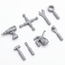 Gray Workshop Tool Pack Accessory Minifigure