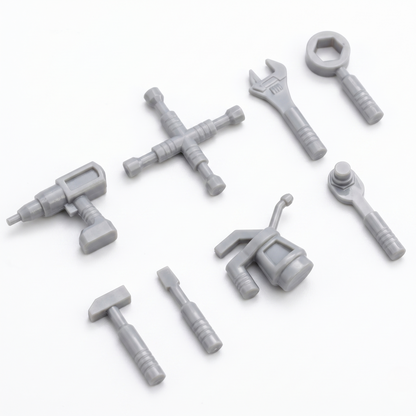 Gray Workshop Tool Pack Accessory Minifigure