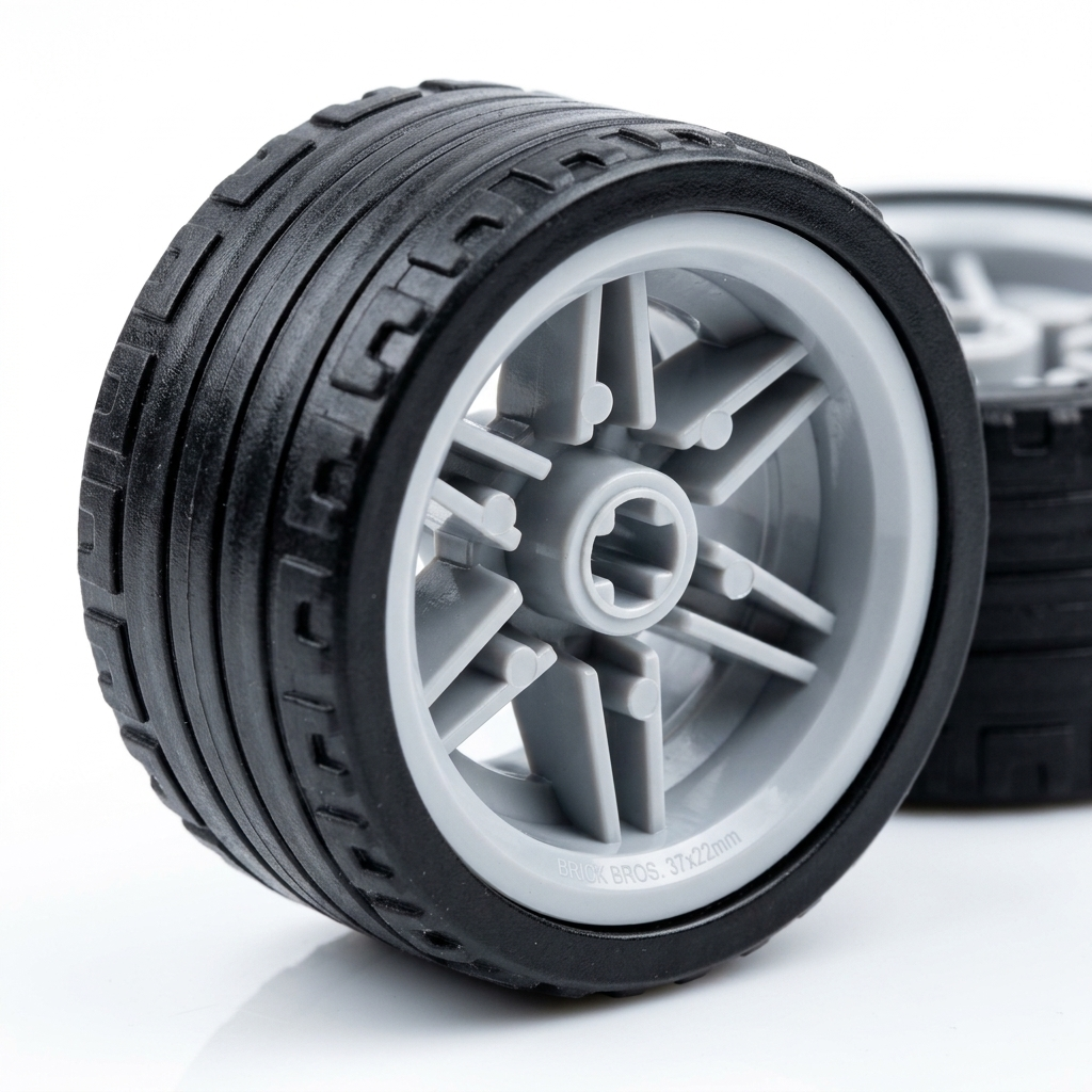 37×22mm Minifigure-Scale Wheel Assembly