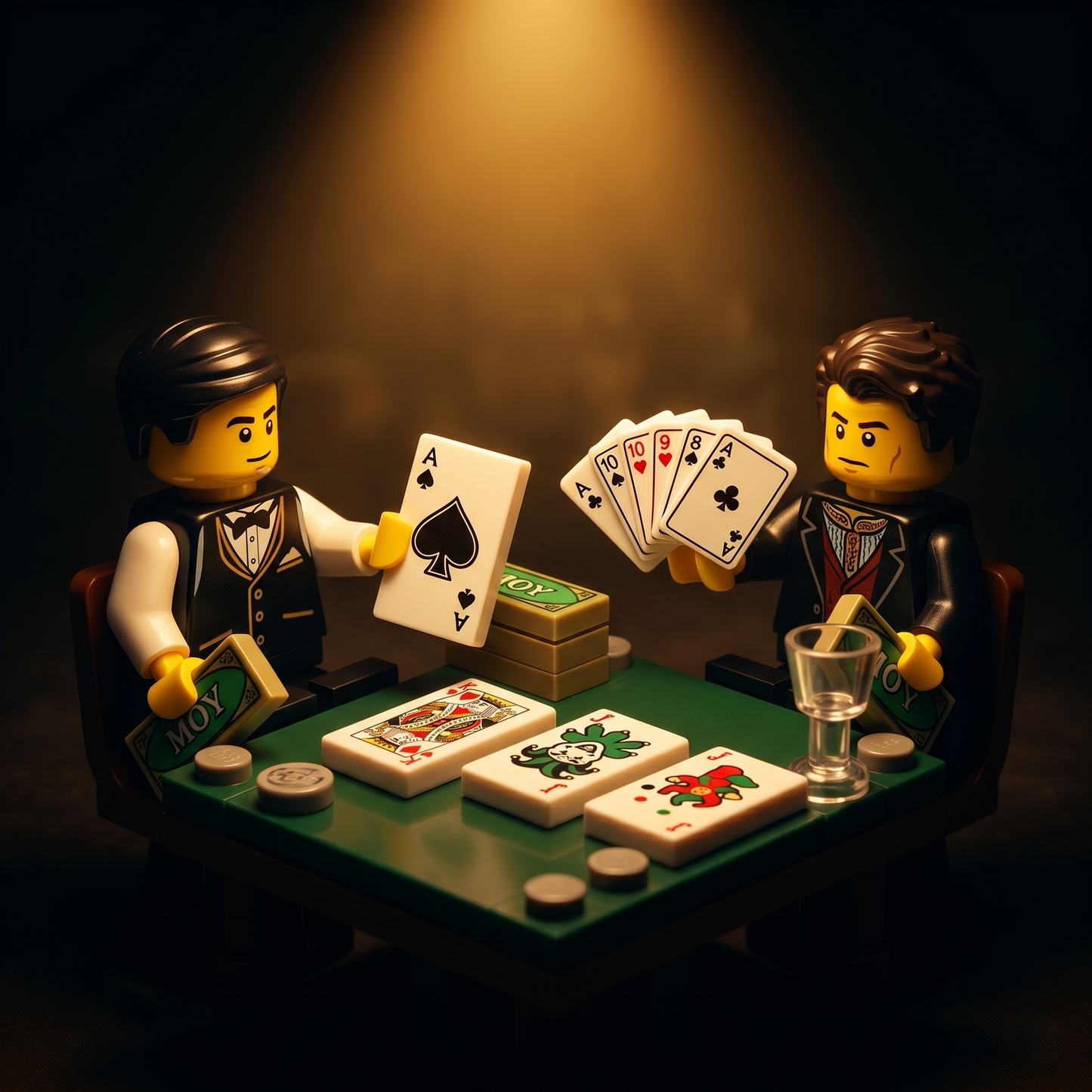 Printed Playing Card Tile Accessory Minifigure