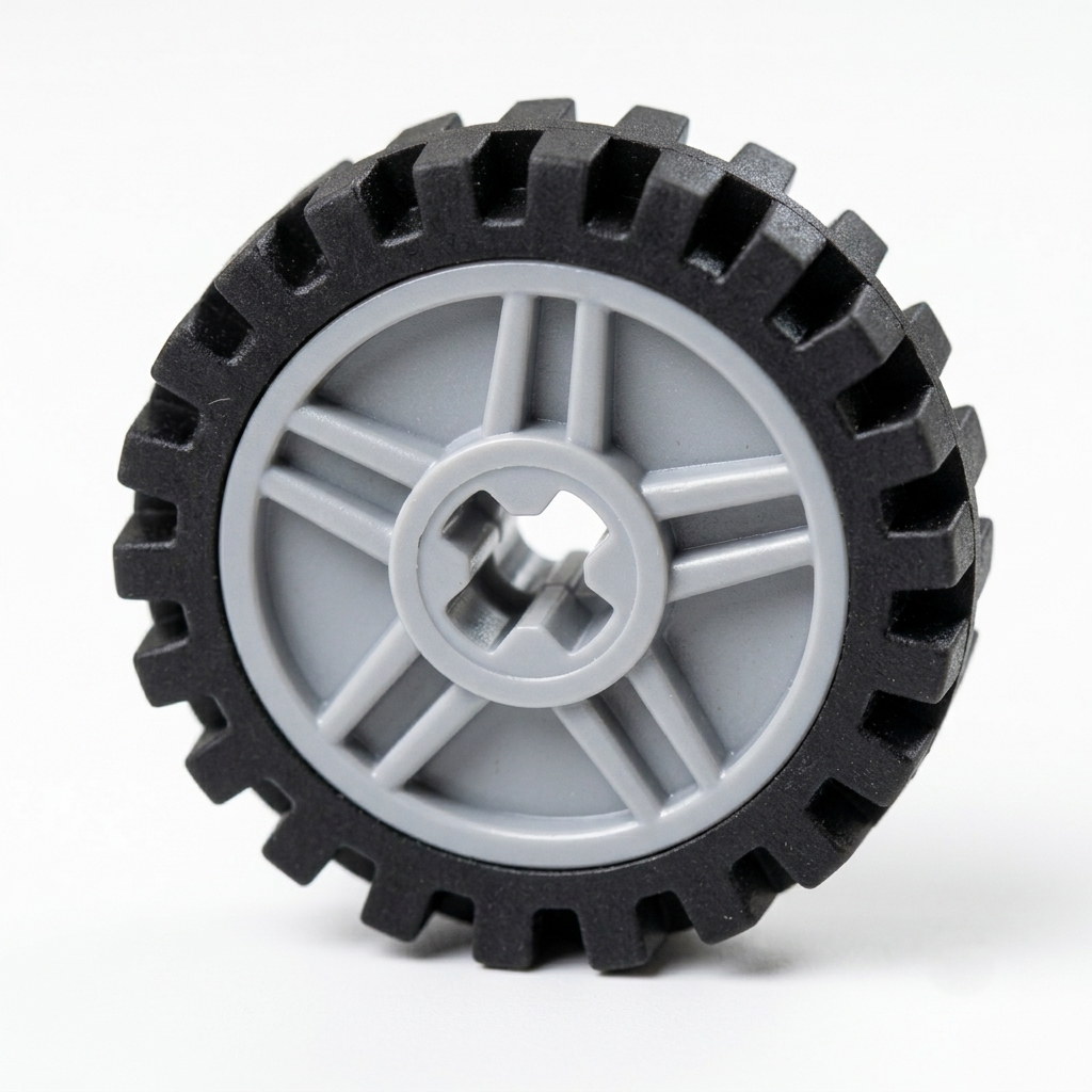 Minifigure Wheels 24x7mm