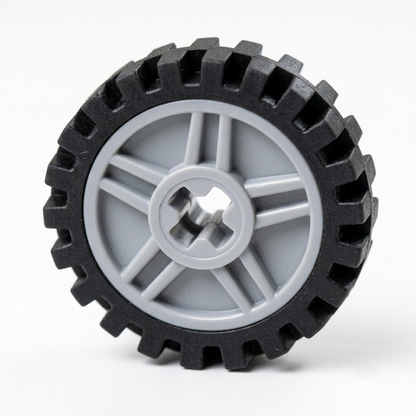 Minifigure Wheels 24x7mm