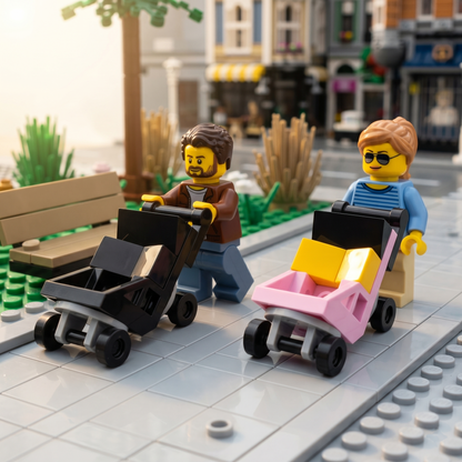 Baby Stroller Accessory Minifigure