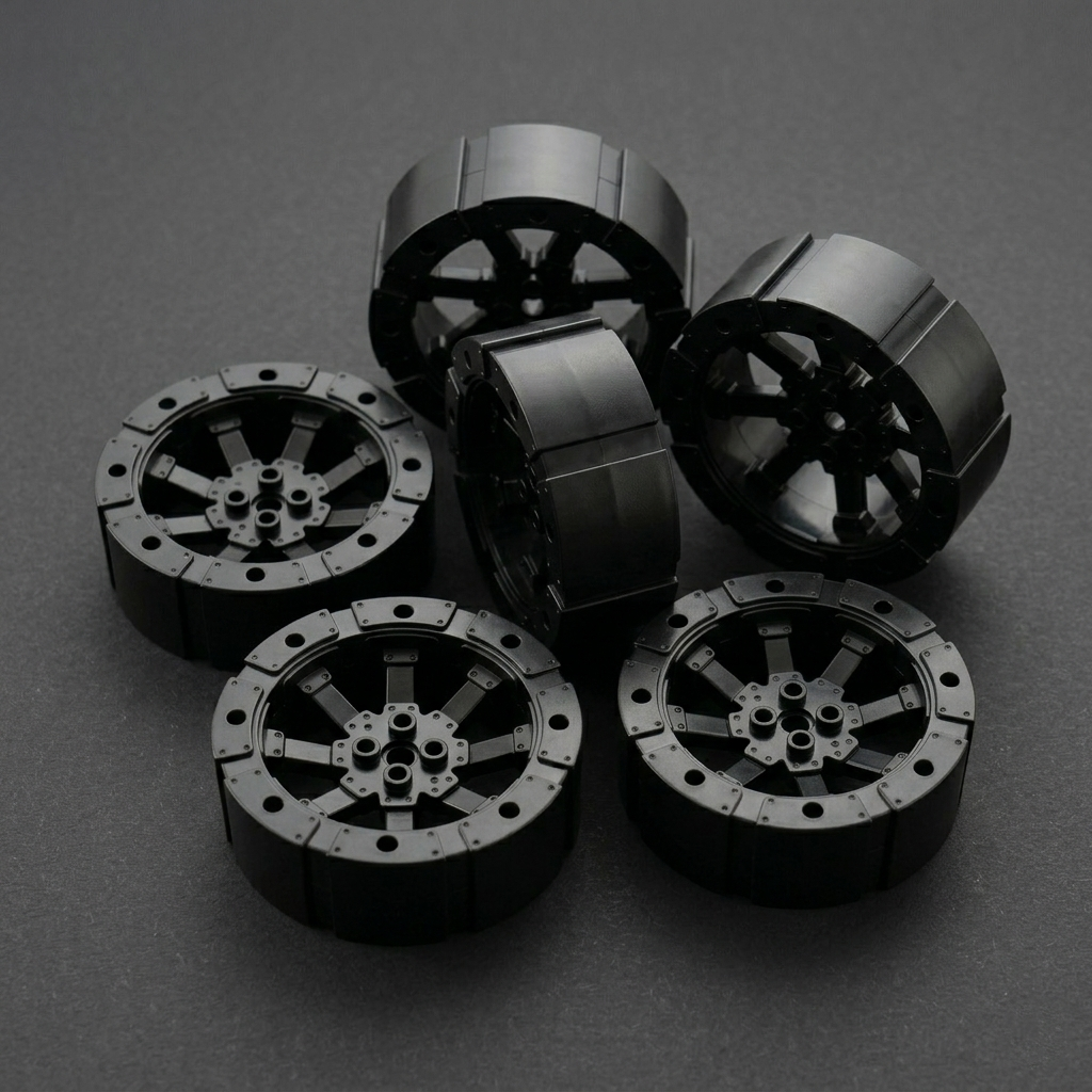 Minifigure Large Wheels 55mm