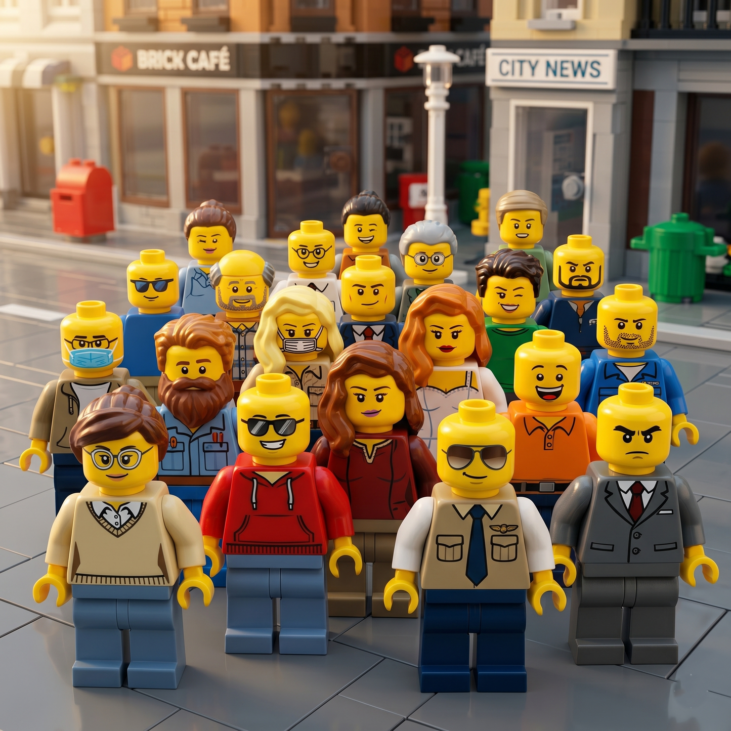 Printed Head 66 Pack Minifigure