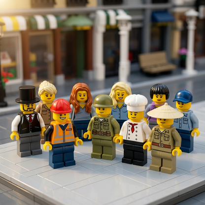 Hair & Hat Accessories Minifigure