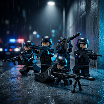 Tactical Assault Weapon Minifigure Accessory (Rifles, SMGs & Sniper)